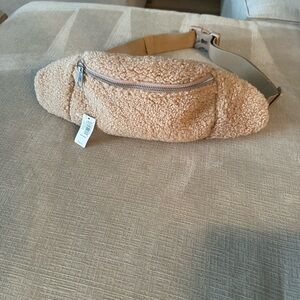 GAP Tan Sherpa Belt Bag